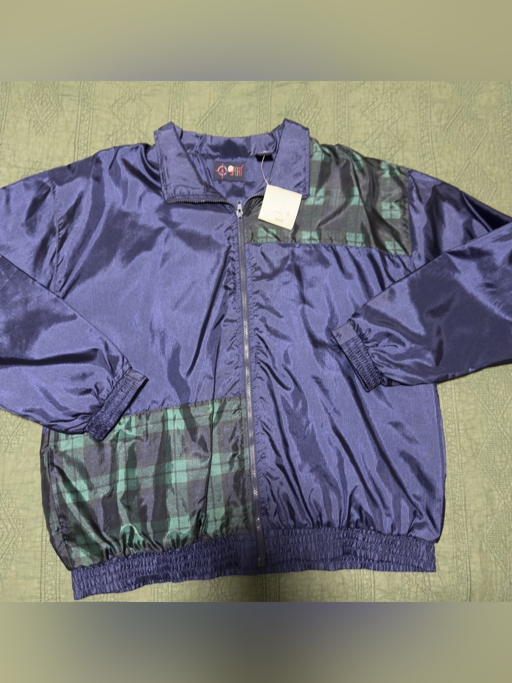 Vintage 90s Roundtree & Yorke Sport Windbreaker XL NWT Colorblock